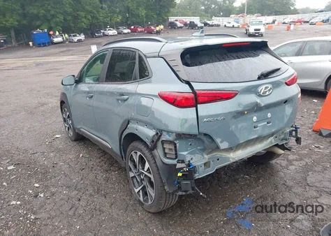 2022 Hyundai Kona Limited из США, поврежденный, VIN KM8K53A33NU799417